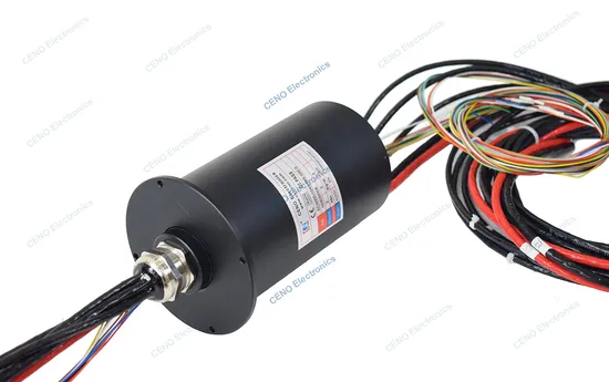 Integrated Slip Ring Compatible Power & Ethernet ( 3 circuits Ethernet )