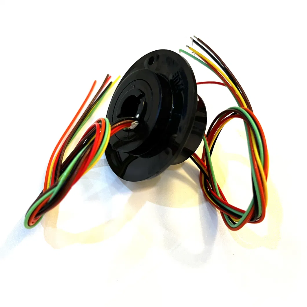 6 Wires Through Bore Capsule Slip Ring for Industry Process Equipment