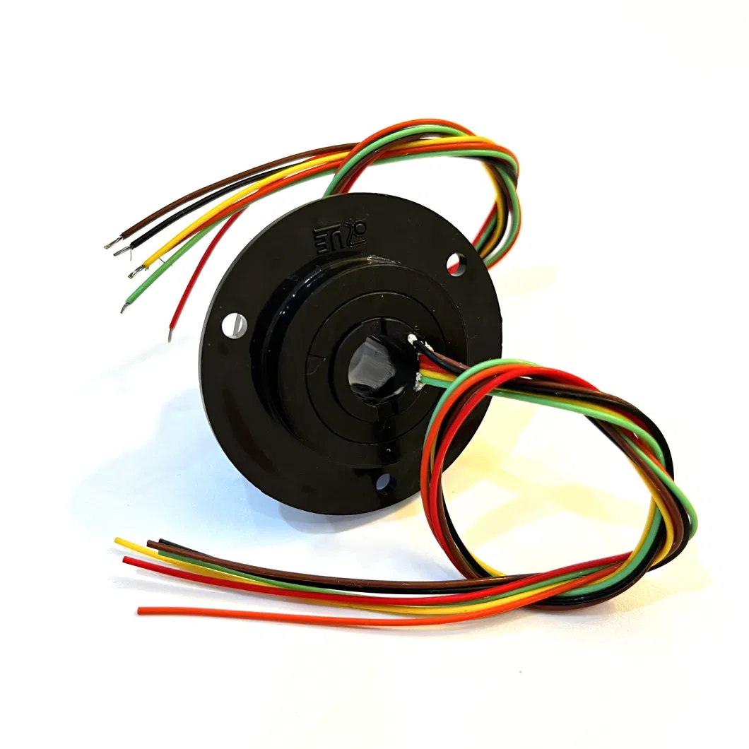 6 Wires Through Bore Capsule Slip Ring for Industry Process Equipment